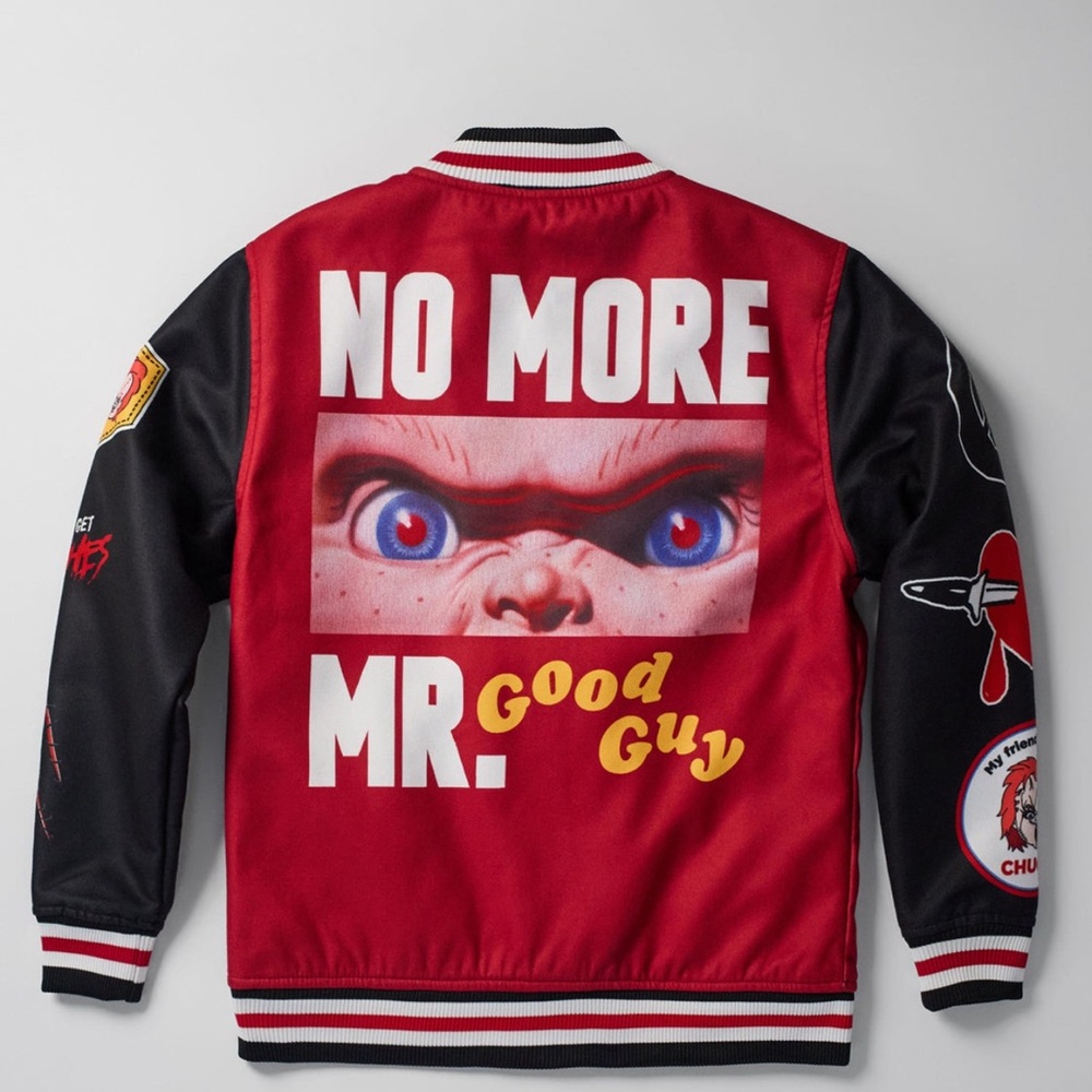 Mens wool varsity chucky jacket - Picture 2 of 2
